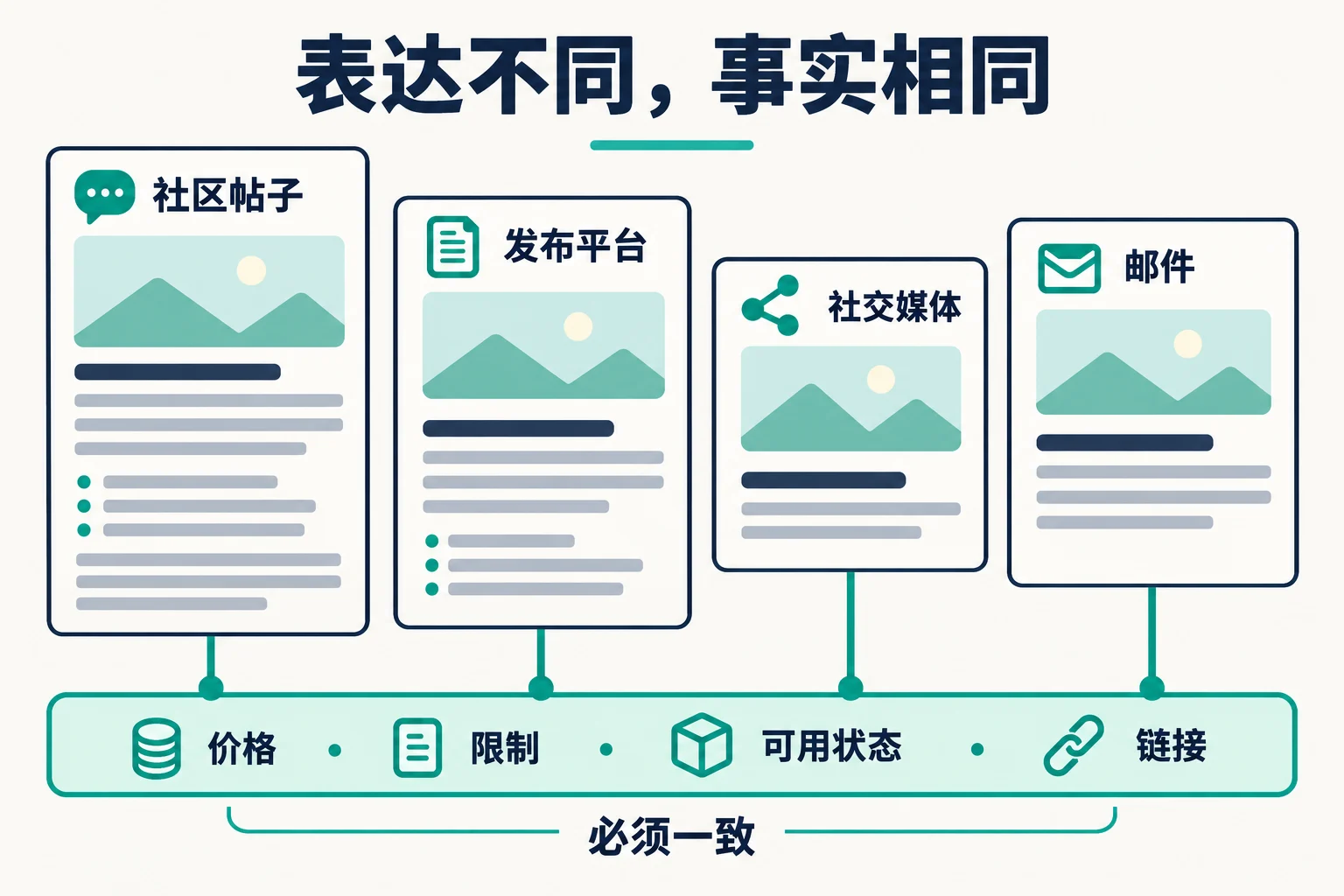 渠道版本的一致性