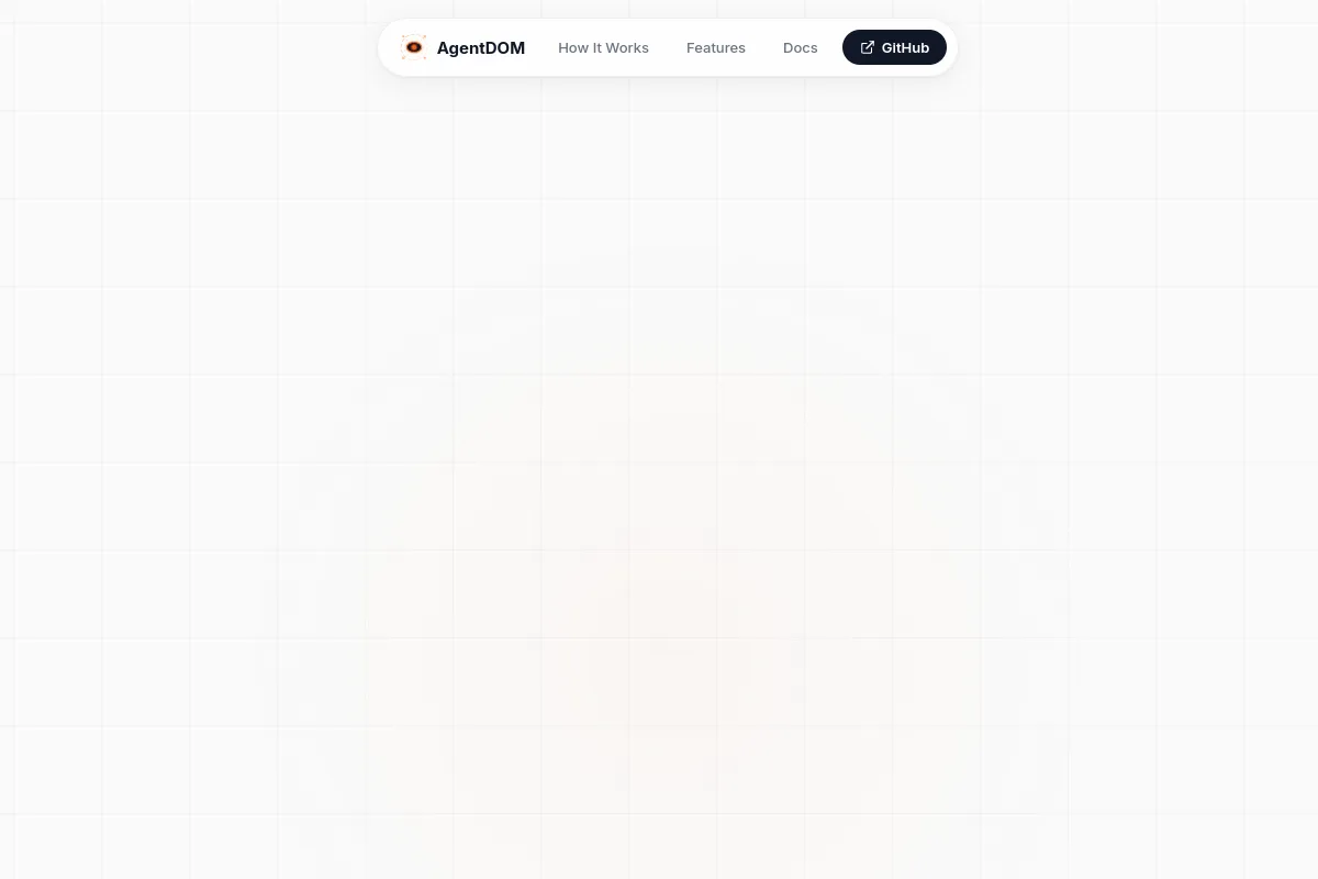 agentdom 首页或项目页面截图
