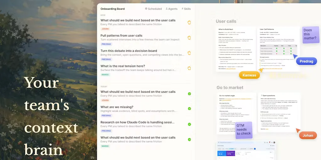 配图:Kanwas 上线 Product Hunt:把团队上下文做成“人和 Agent 共用”的画布,并提供 CLI 同步到仓库
