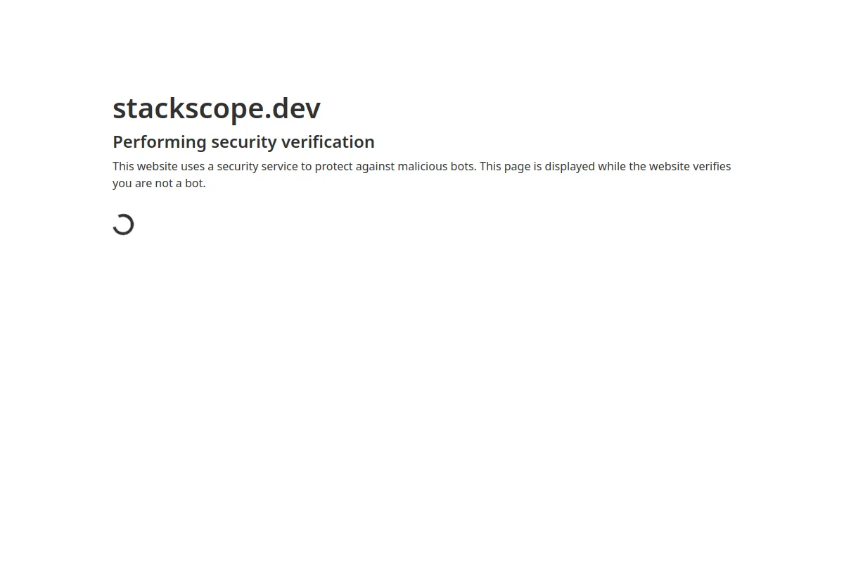 StackScope 首页或项目页面截图